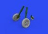 Eduard 632186 Bf 109G-2 wheels REVELL 1/32